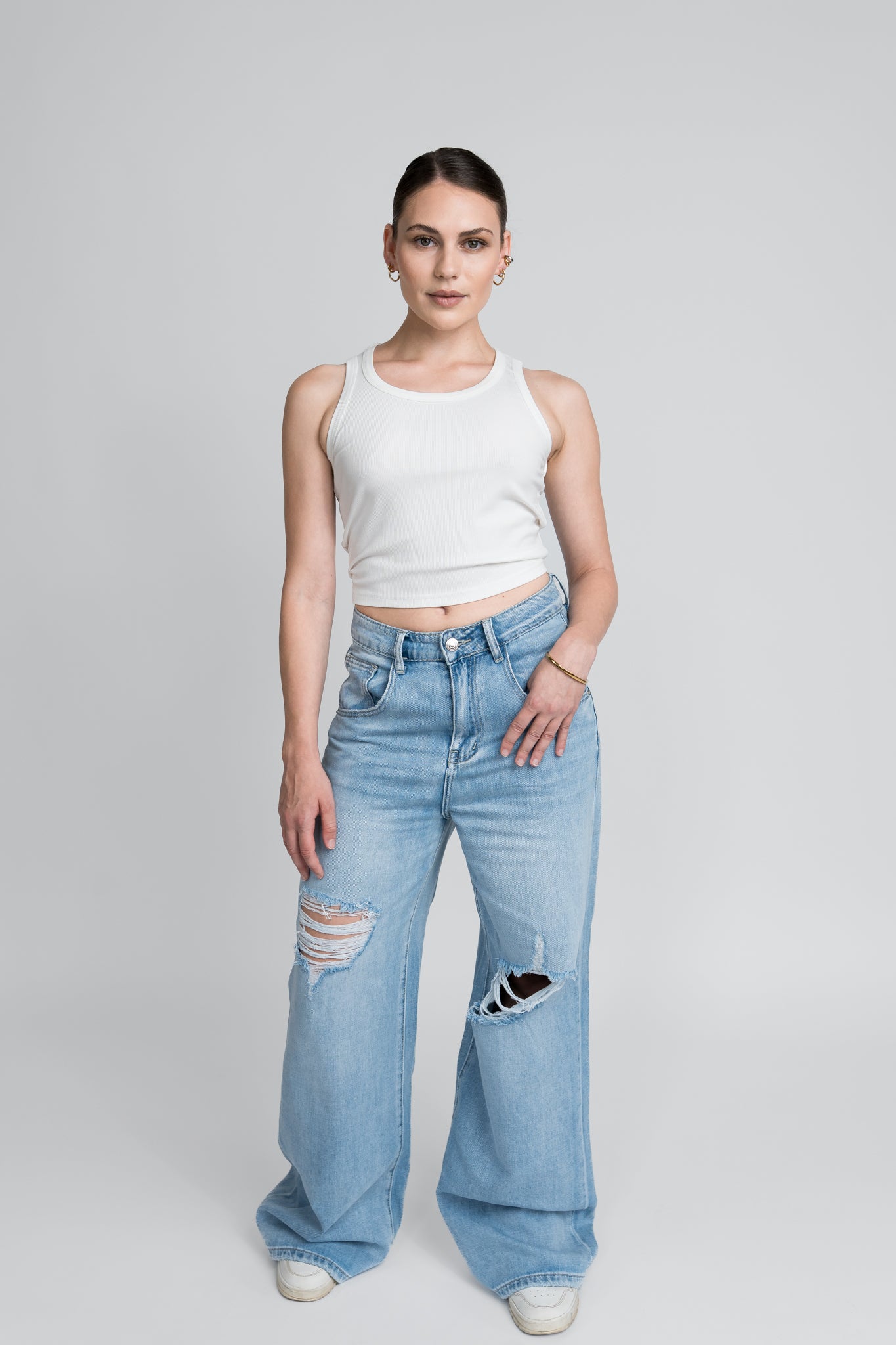 Crop Top Weiß