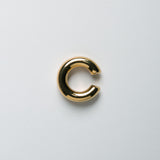 Ear Cuff Rund Klein Edelstahl Gold einzeln