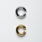 Ear Cuff Rund Klein Edelstahl Gold beide Farben