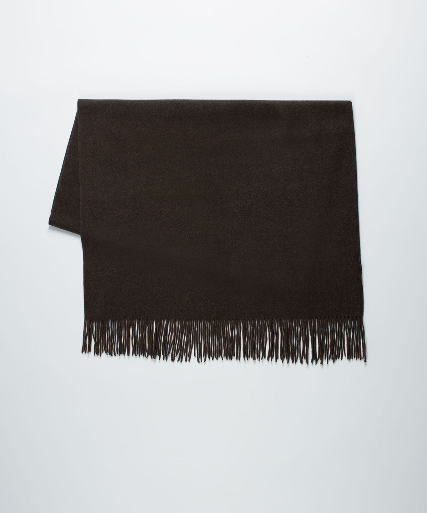 Schal Maxi mit Cashmere Dunkelbraun ohne Model