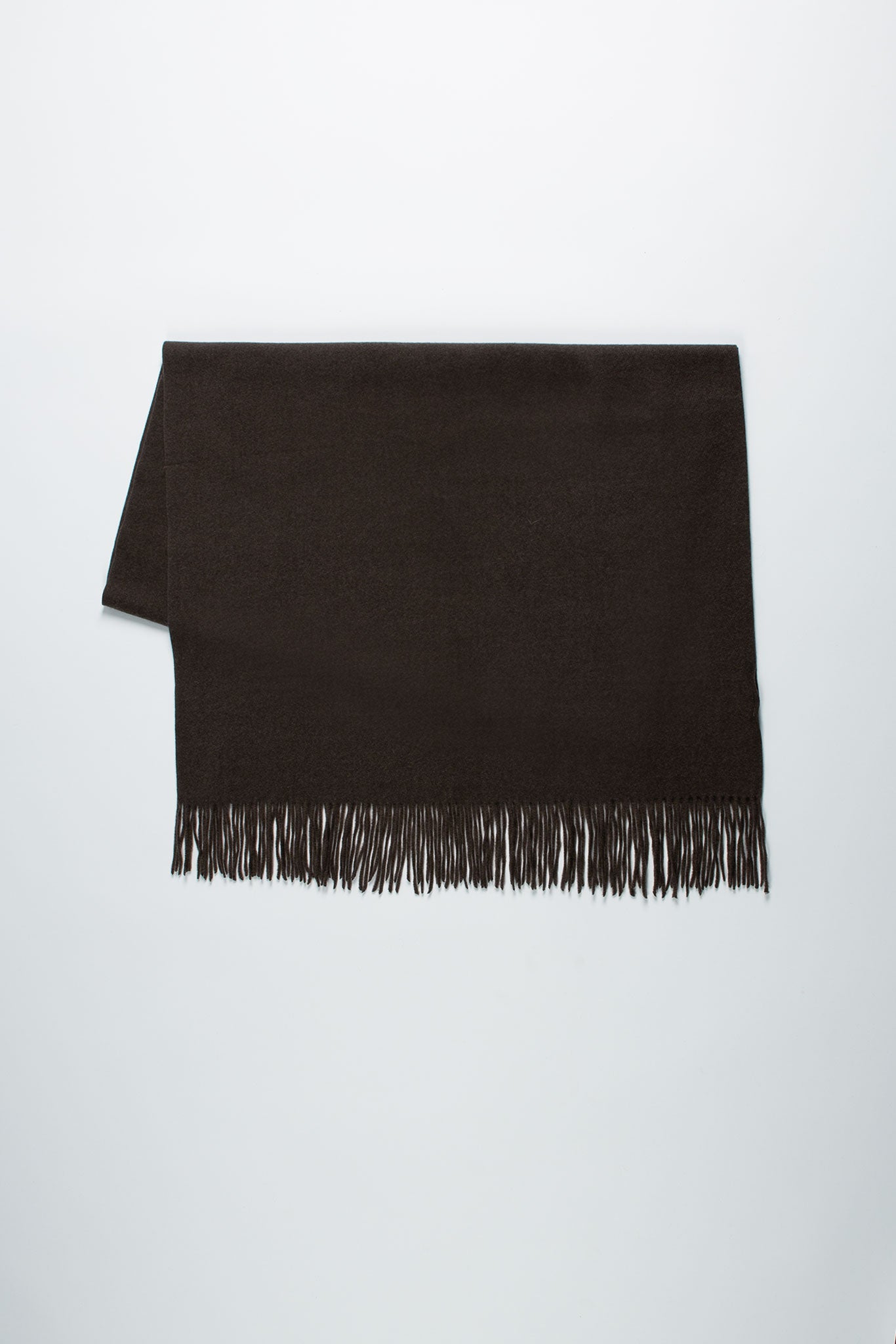 Schal Maxi mit Cashmere Dunkelbraun ohne Model