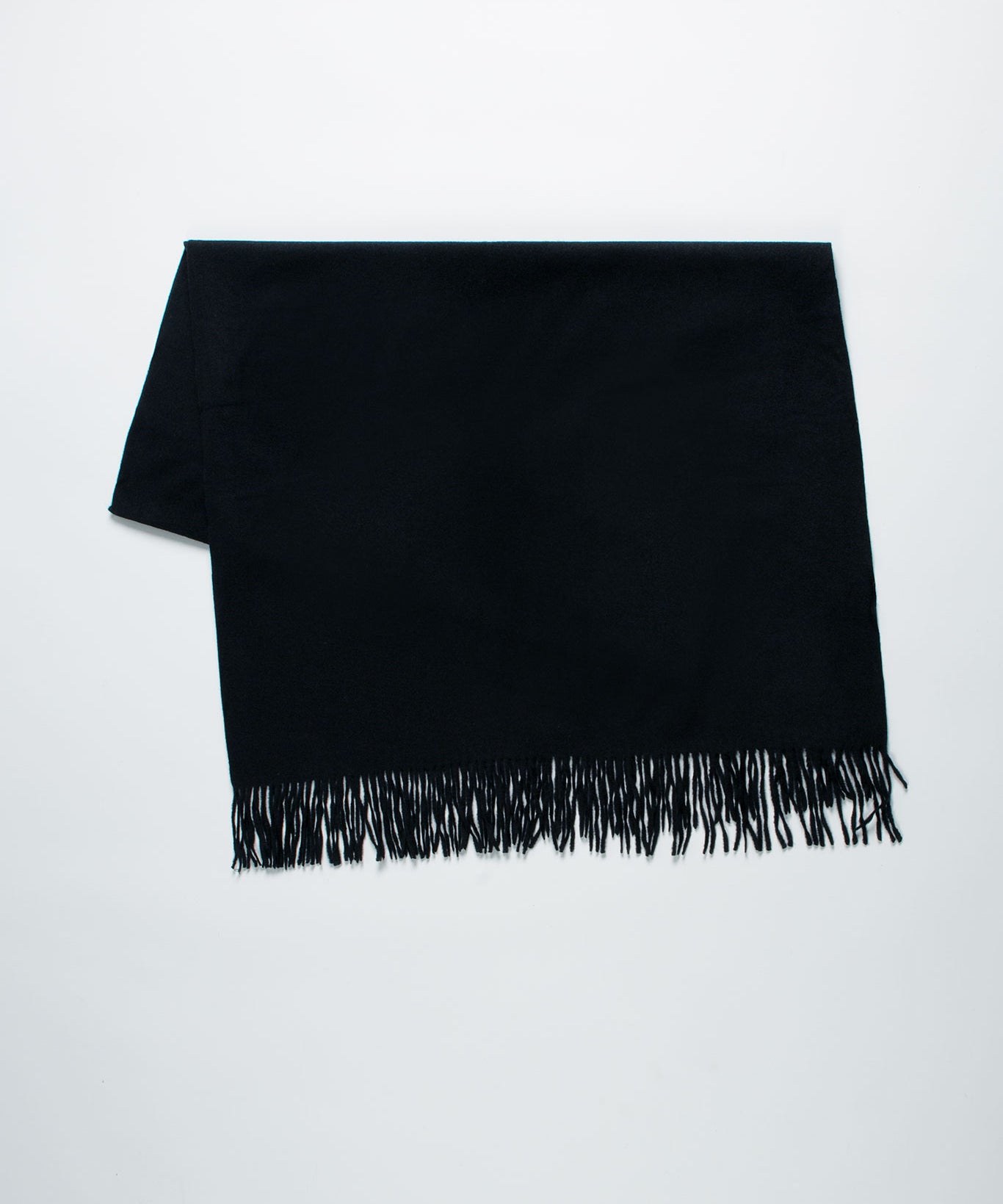 Schal Maxi mit Cashmere Schwarz ohne Model