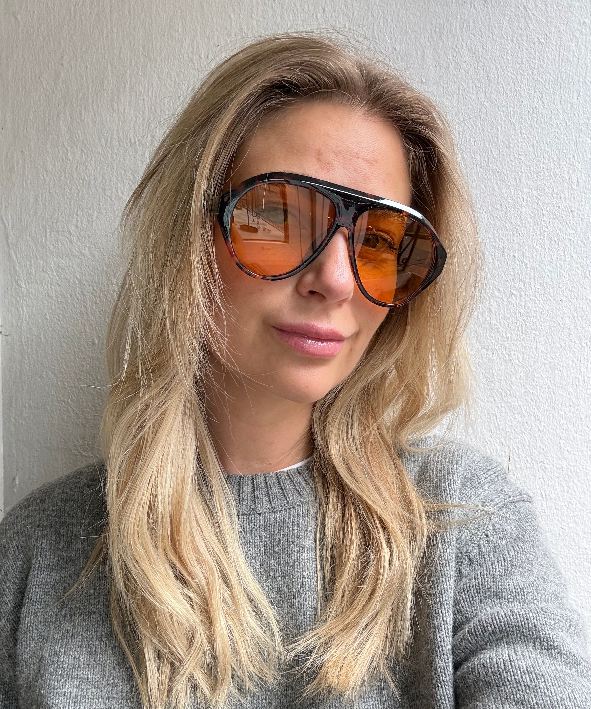 Sonnenbrille Pilotenoptik große Gläser Havanna Braun Blau Grün Orange