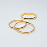 Armreif Medium mit Verschluss aus Edelstahl Gold alle Modelle