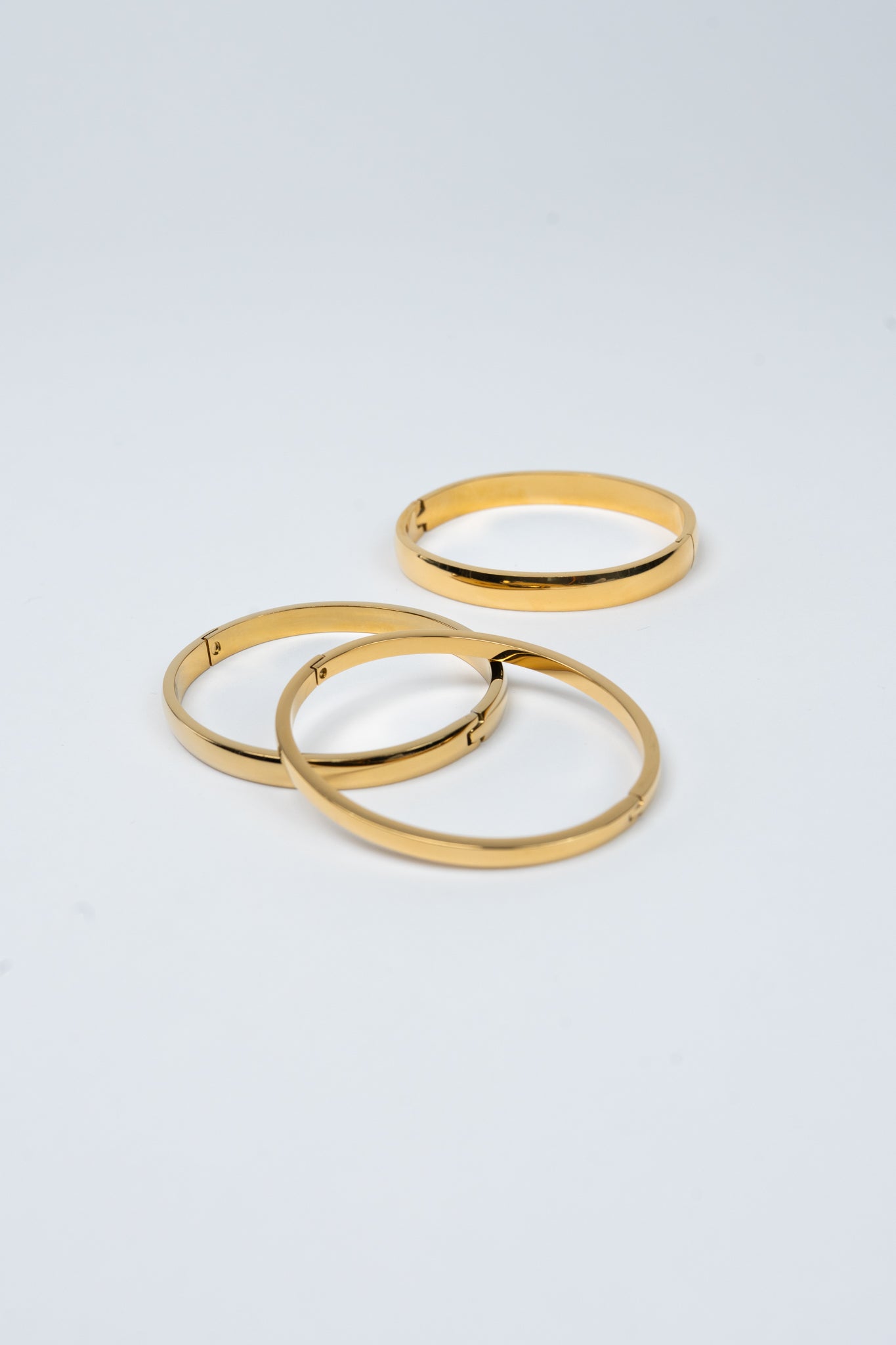 Armreif Medium mit Verschluss aus Edelstahl Gold alle Modelle