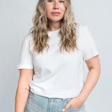 T-Shirt Basic Blazer Weiß von vorne