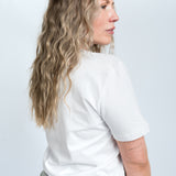 T-Shirt Basic Blazer Weiß von hinten
