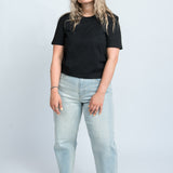 T-Shirt Basic Blazer Schwarz Ganzkörper