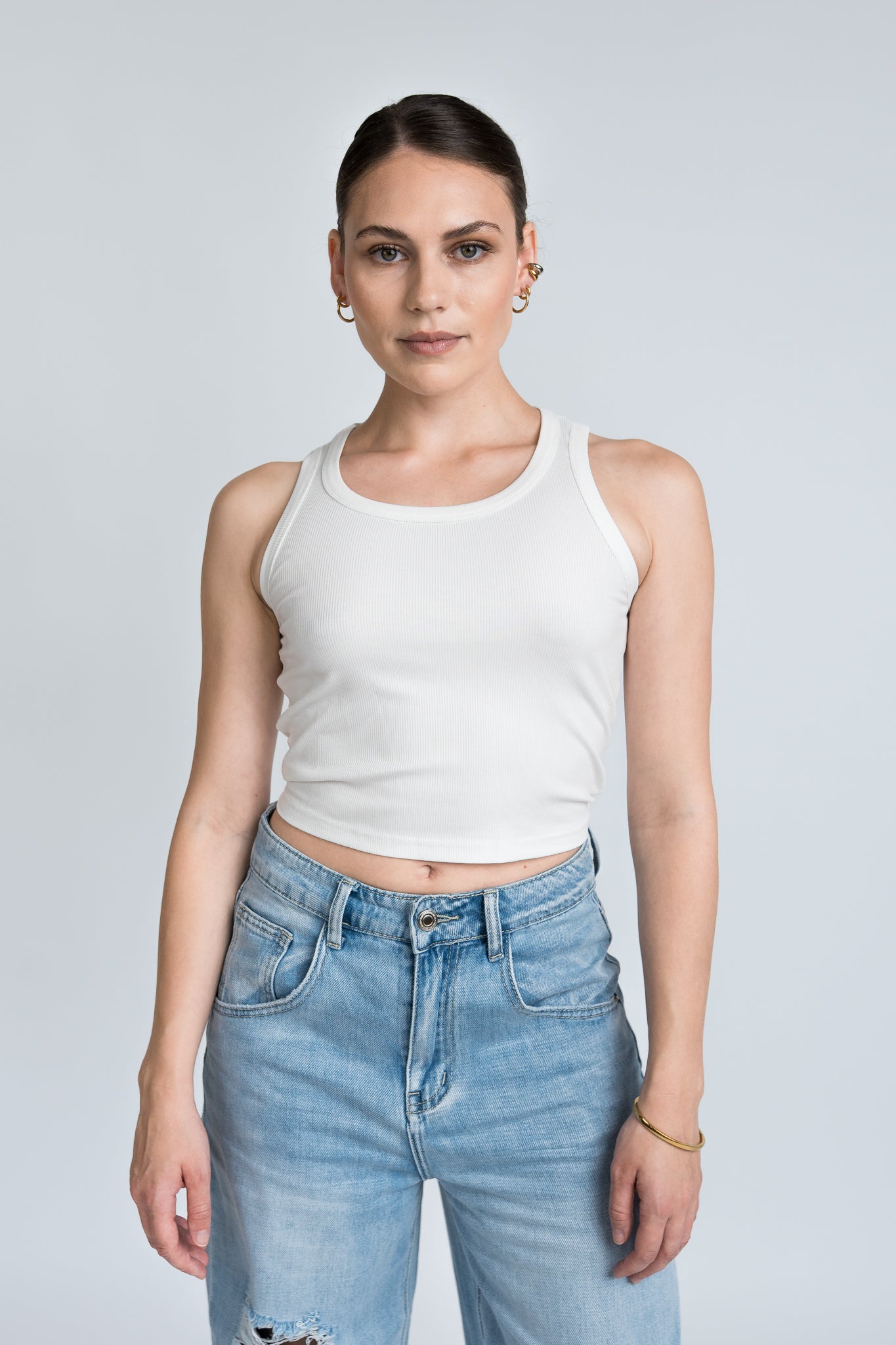 Crop Top Weiß