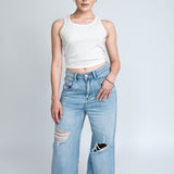 Crop Top Weiß