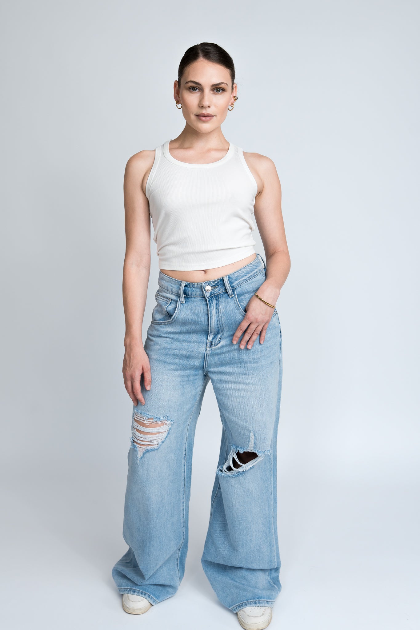Crop Top Weiß