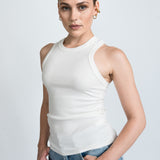 Tanktop Cutout Weiß