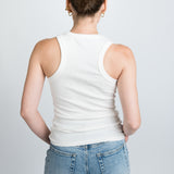 Tanktop Cutout Weiß
