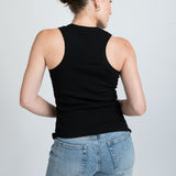 Tanktop Cutout Schwarz