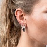 Hoops Basic Ohrring Medium Silber alle Modelle