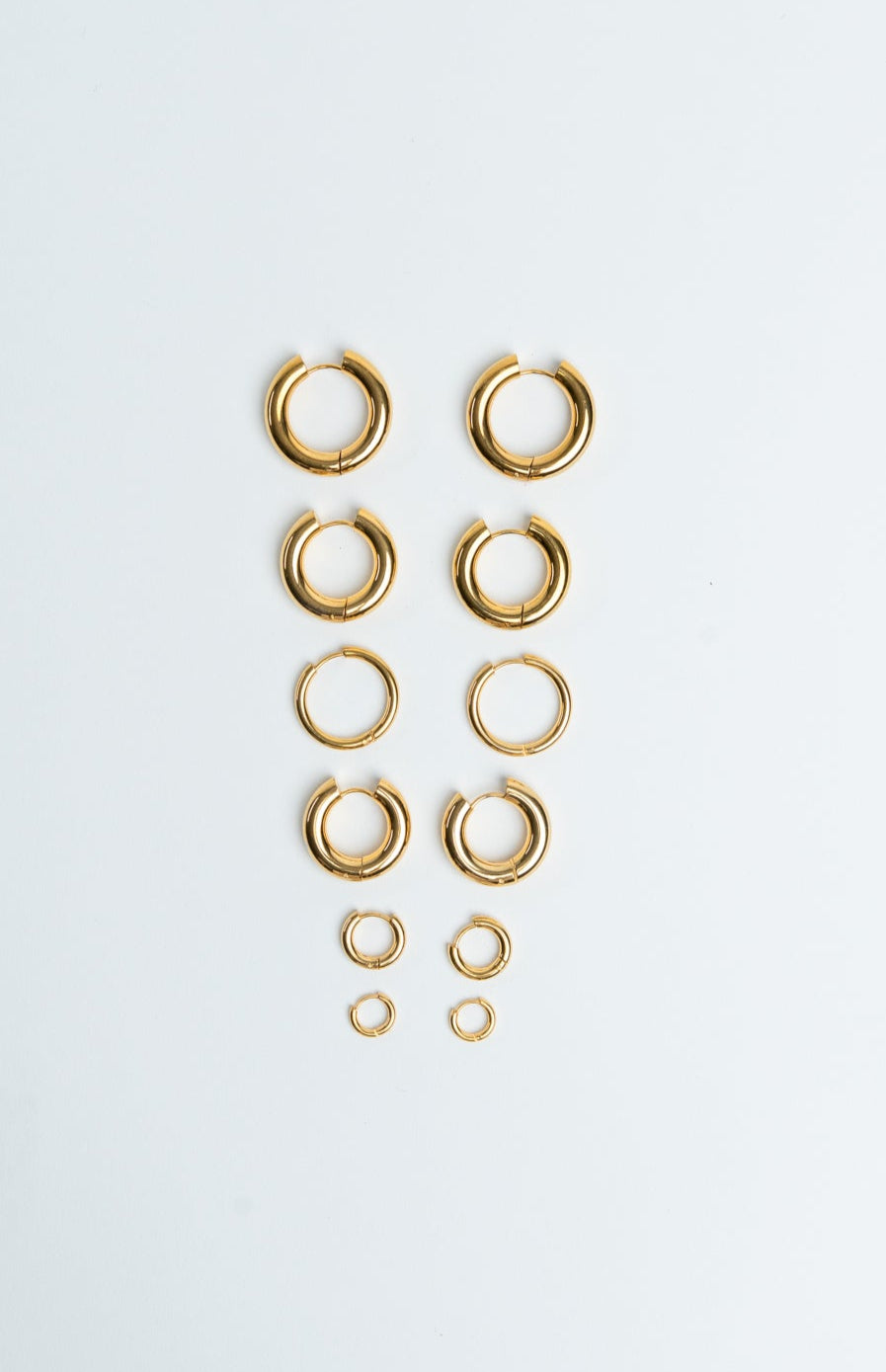 Hoops Basic Ohrring Maxi Gold ohne Modell