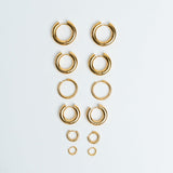 Hoops Basic Ohrring Maxi Gold ohne Modell