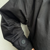 Trenchcoat Maxi Lang Schwarz
