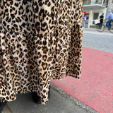 Kleid Maxi Lang Volant Leo