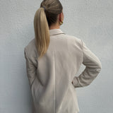 Oversized Blazer Beige