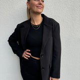 Oversized Blazer in Schwarz